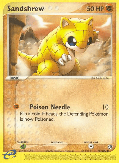 Sandshrew Sandstorm card