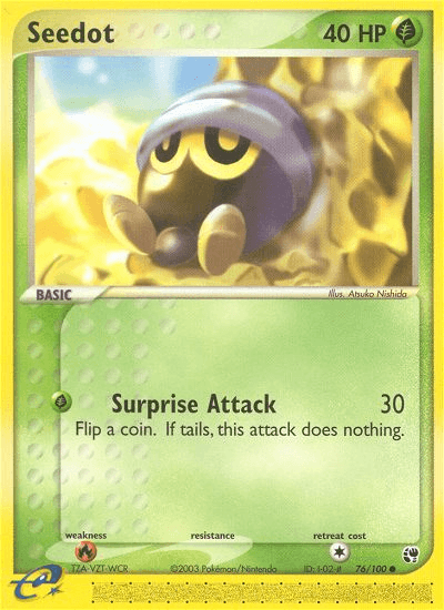 Seedot Sandstorm card