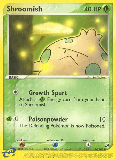 Shroomish Sandstorm card