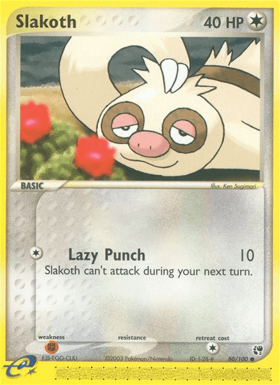 Slakoth Sandstorm card