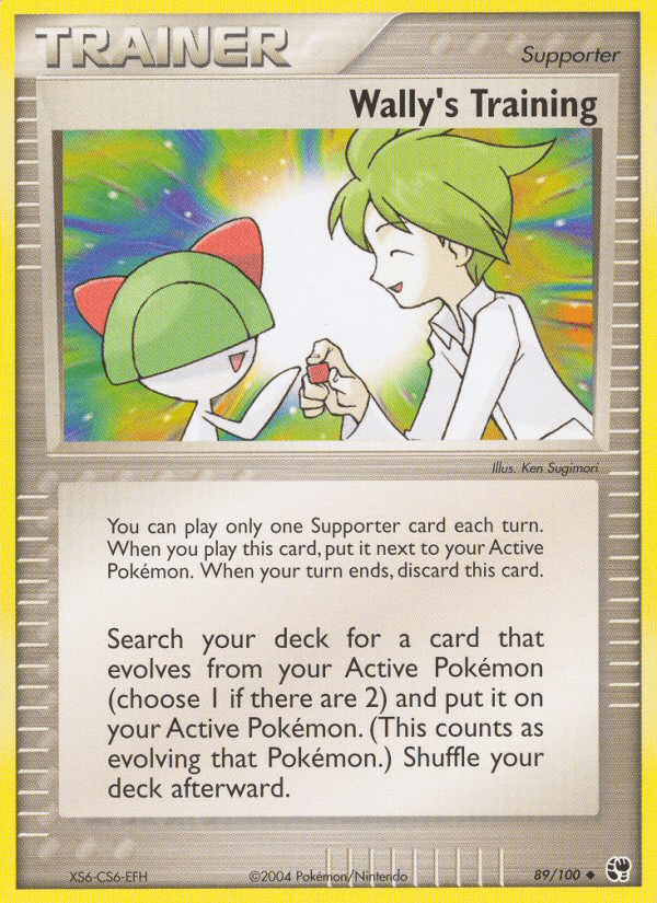 Wally's Training Sandstorm card