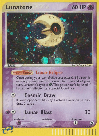 Lunatone Sandstorm card