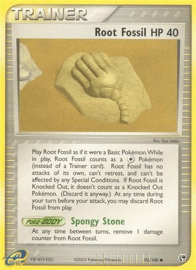 Root Fossil Sandstorm card