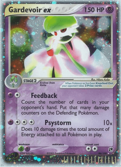 Gardevoir ex Sandstorm card
