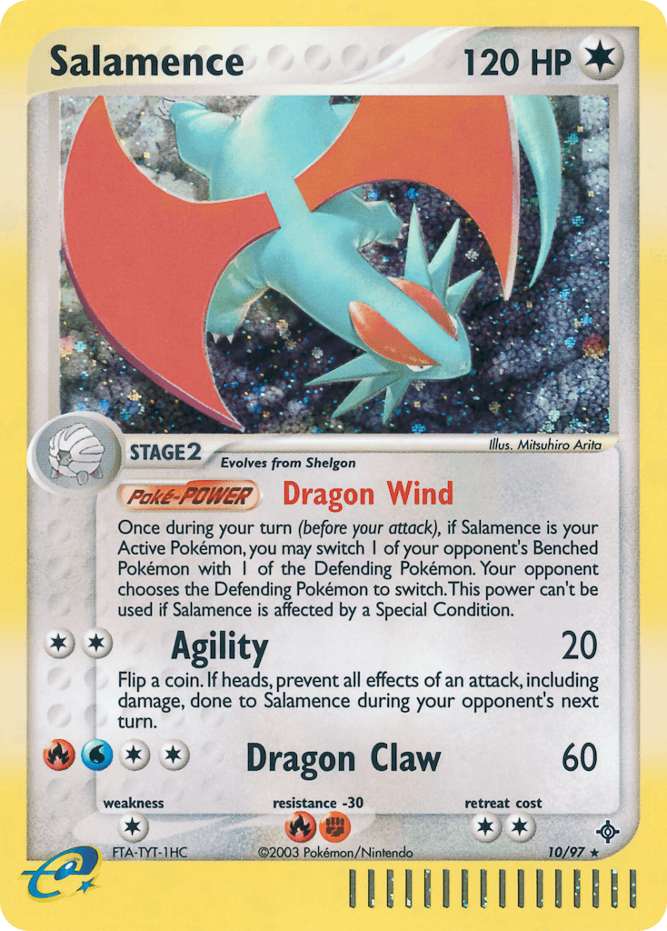 Salamence Dragon card