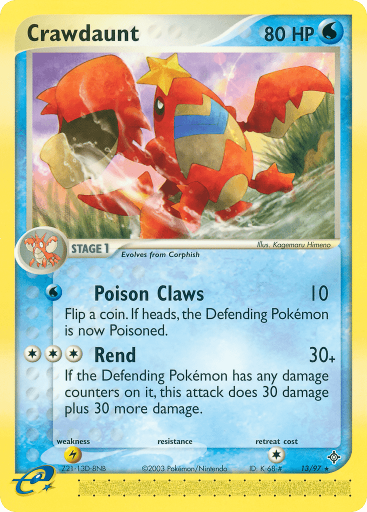 Crawdaunt Dragon card
