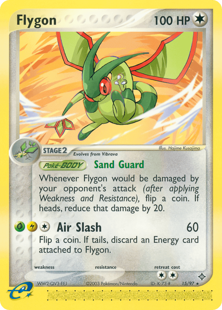 Flygon Dragon card