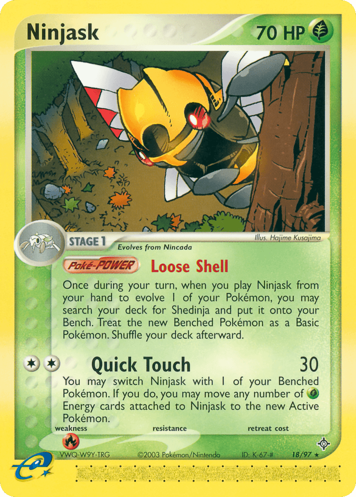 Ninjask Dragon card
