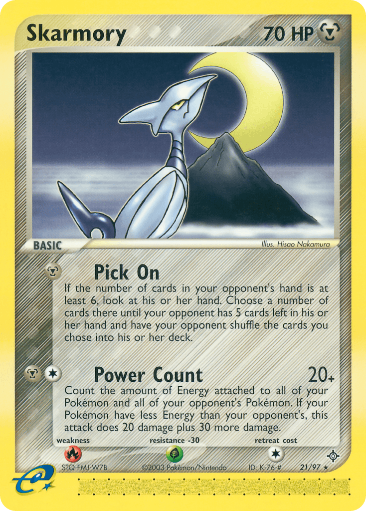 Skarmory Dragon card