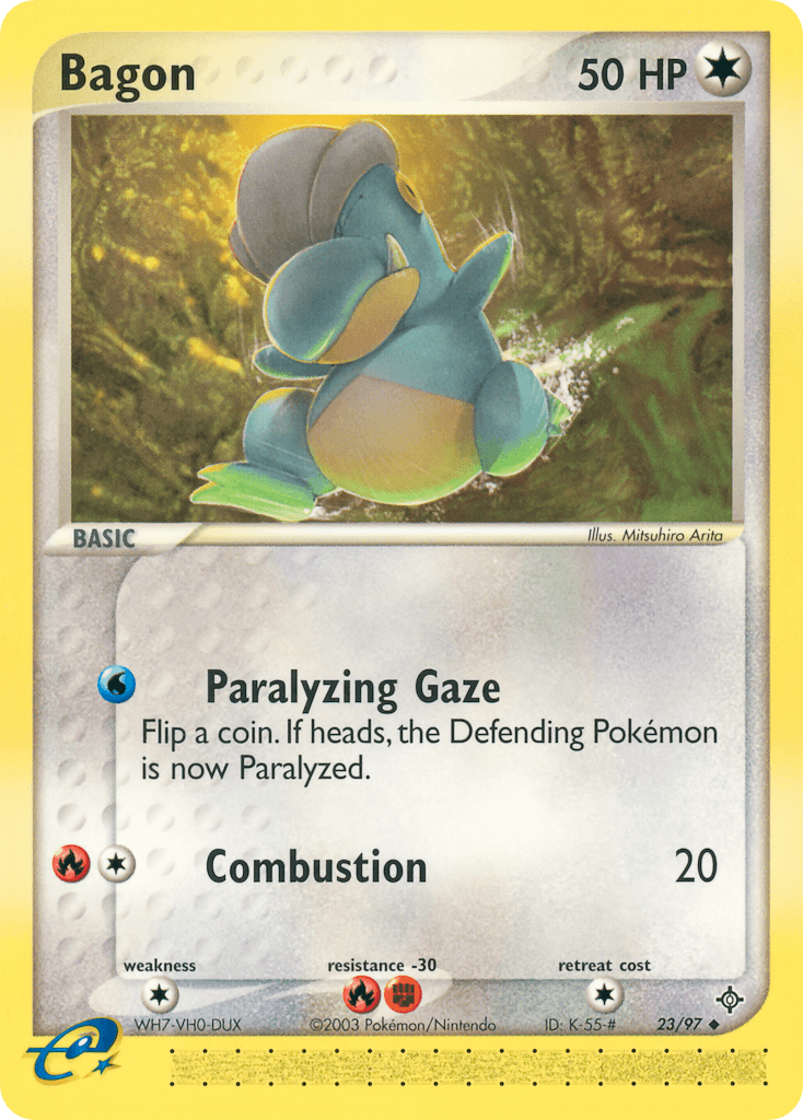 Bagon Dragon card