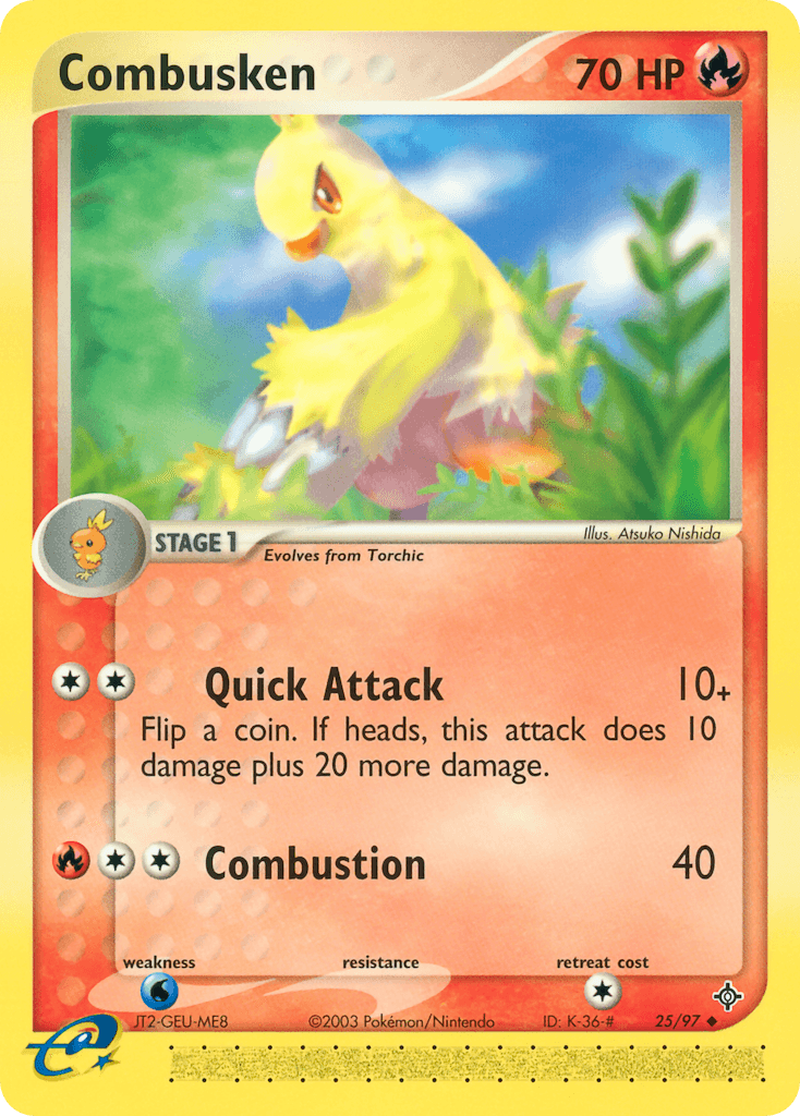 Combusken 宝可梦 card