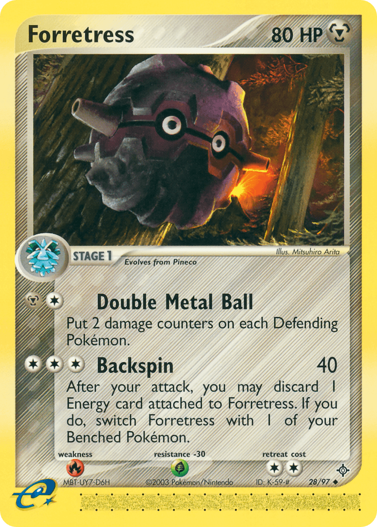 Forretress Dragon card
