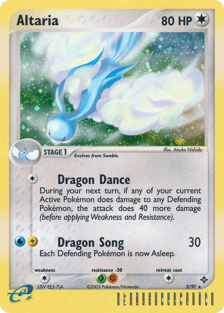 Altaria Dragon card