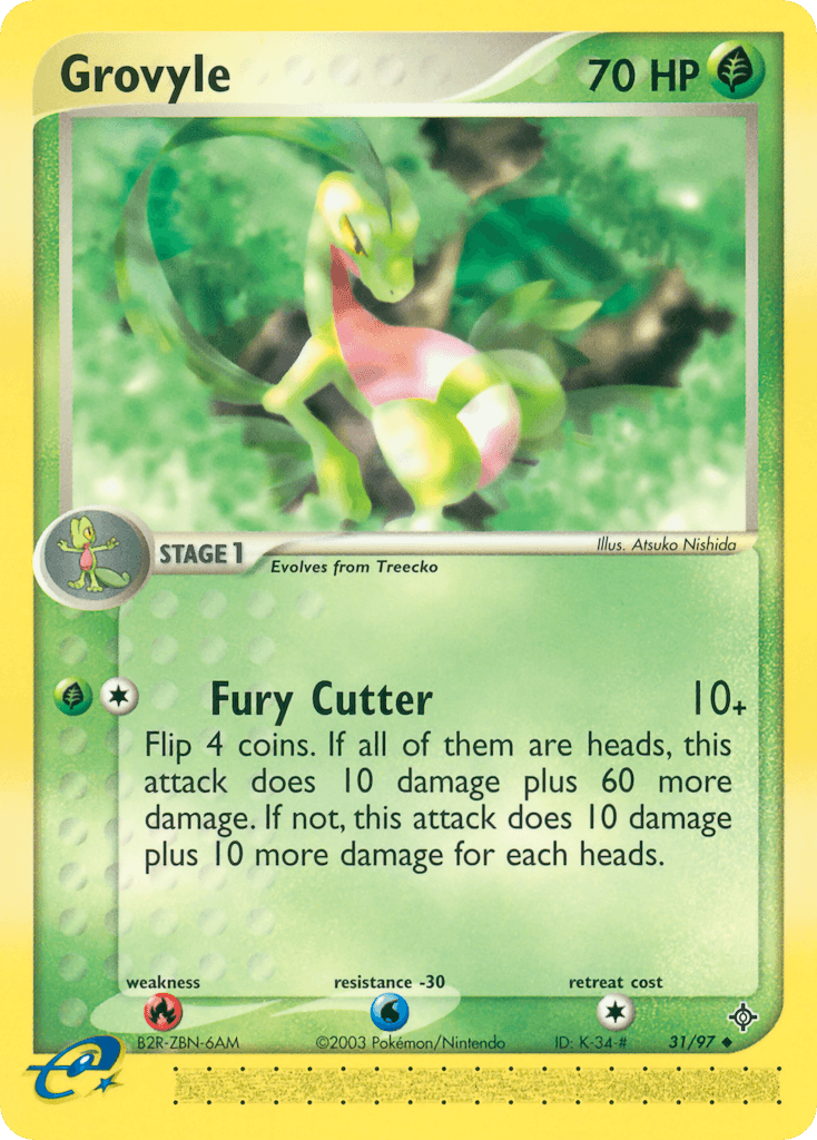 Grovyle Dragon card