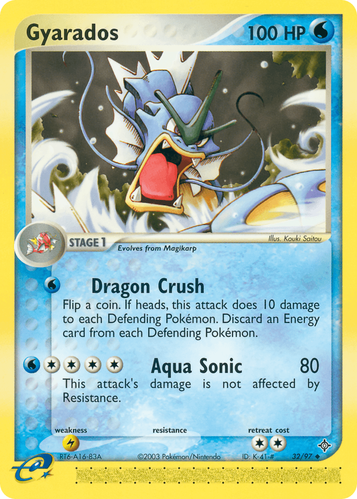 Gyarados Dragon card