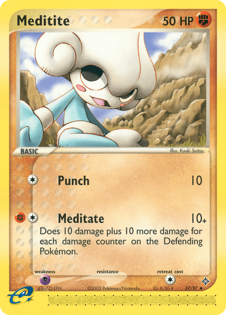Meditite Dragon card