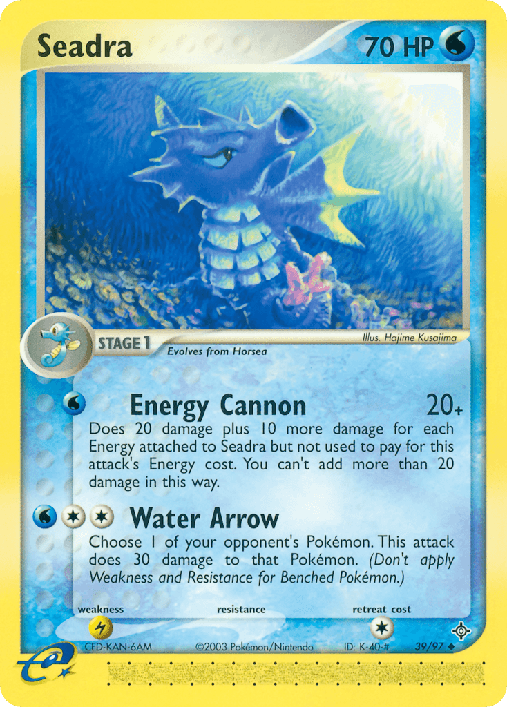 Seadra Dragon card