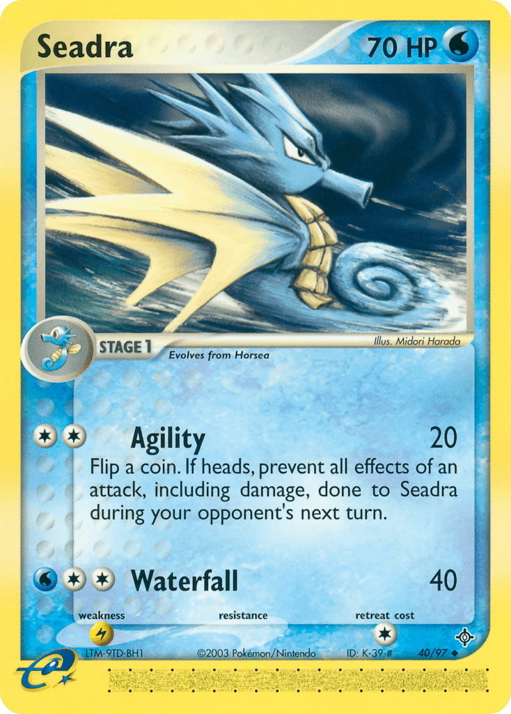 Seadra Dragon card