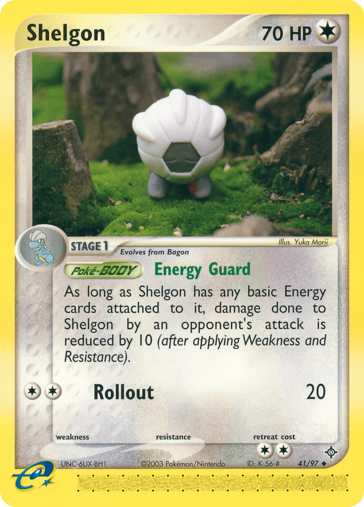 Shelgon Dragon card
