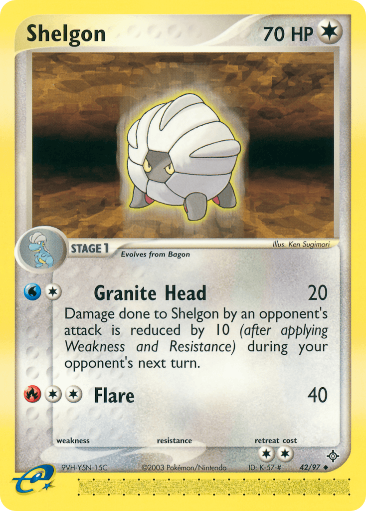Shelgon Dragon card