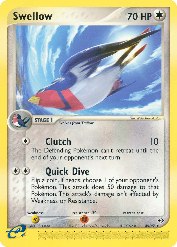 Swellow Dragon card