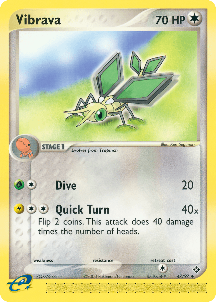 Vibrava Dragon card