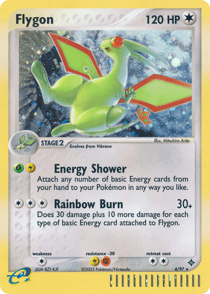 Flygon Dragon card