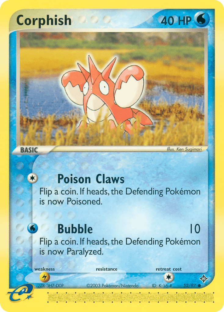 Corphish Dragon card