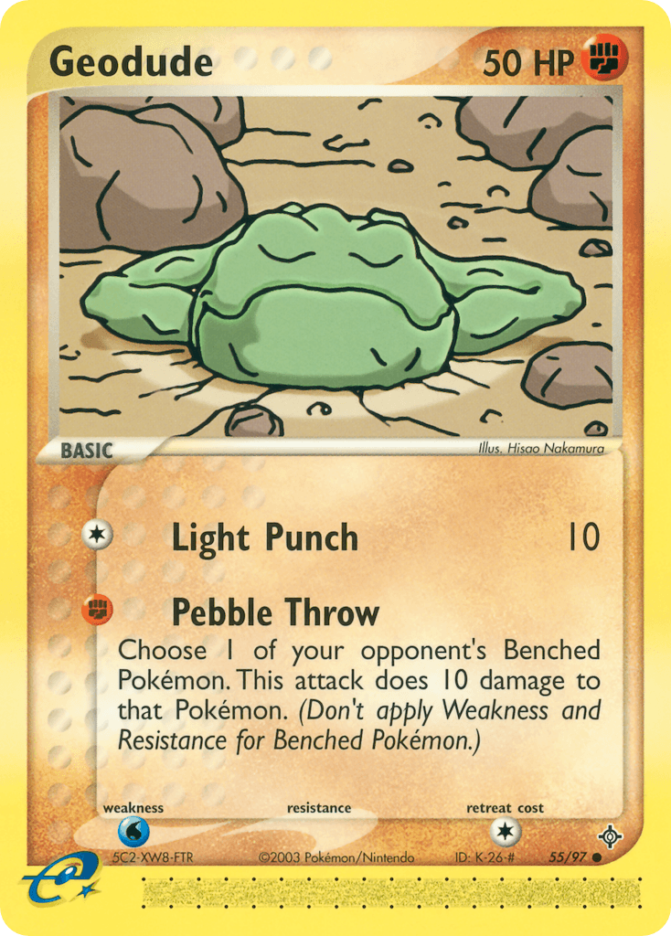 Geodude Dragon card