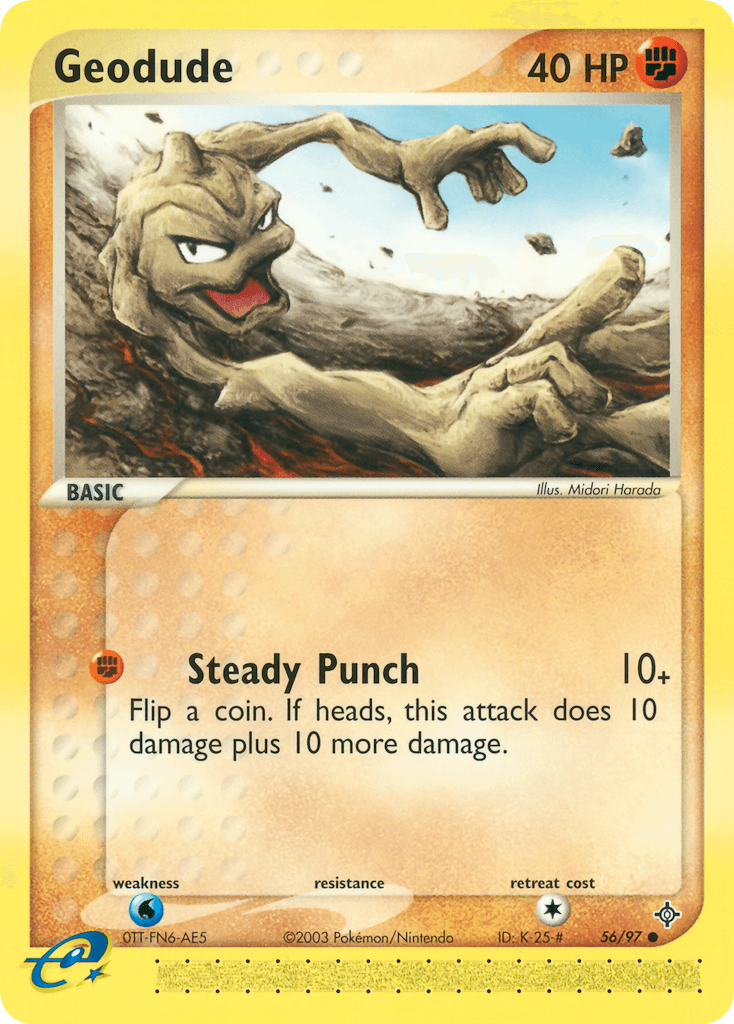 Geodude Dragon card