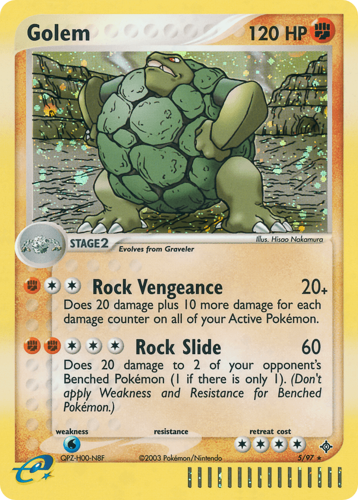 Golem Dragon card