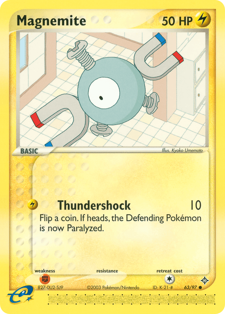 Magnemite Dragon card