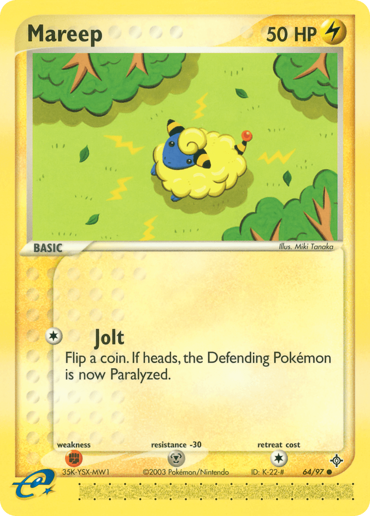 Mareep Dragon card