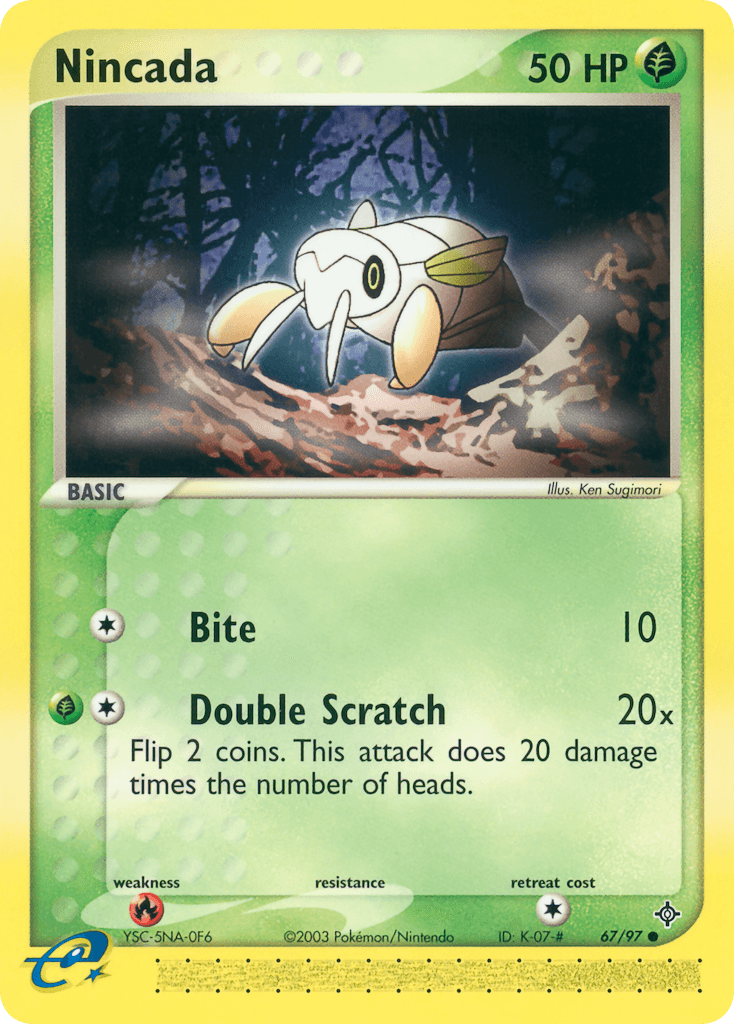 Nincada Dragon card