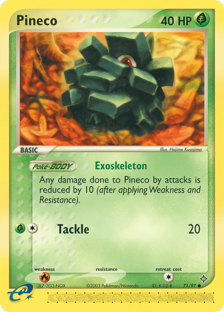 Pineco Dragon card