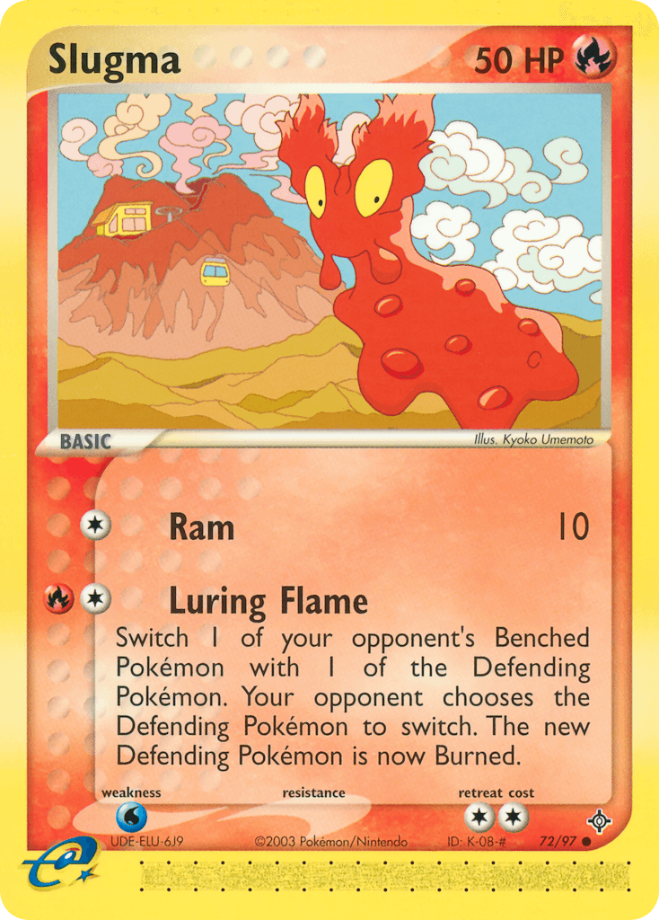 Slugma Dragon card