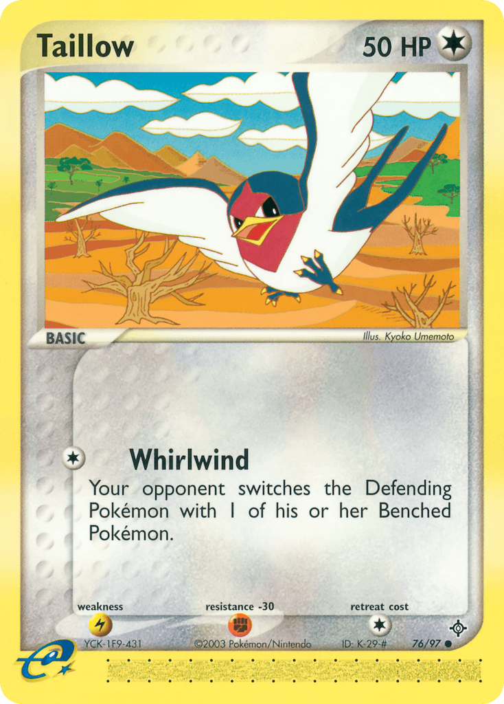 Taillow Dragon card