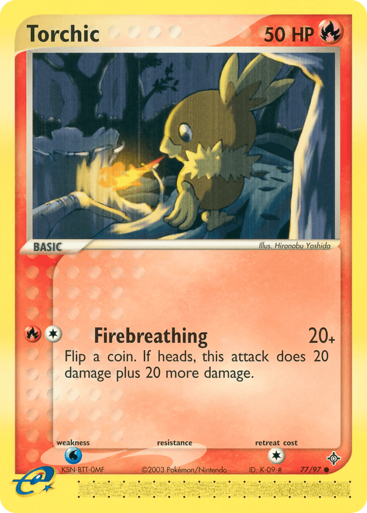 Torchic Dragon card