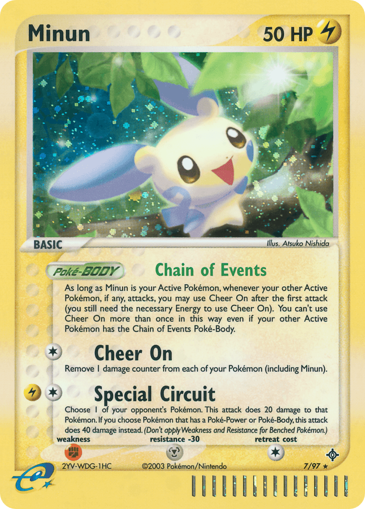 Minun Dragon card