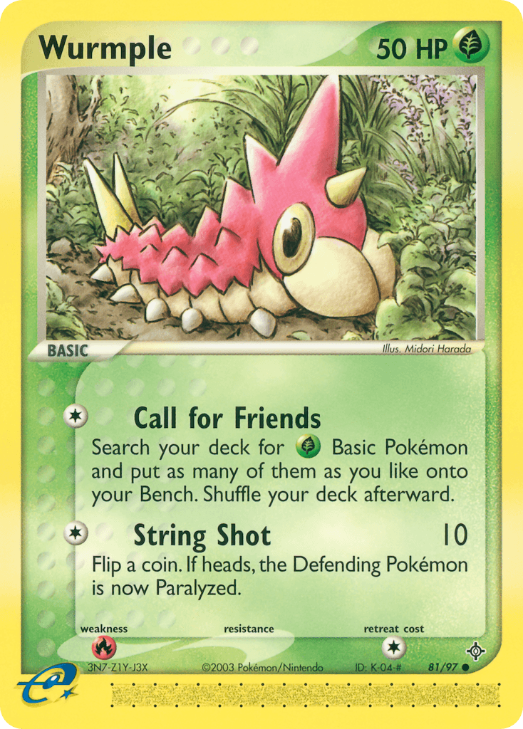 Wurmple Dragon card