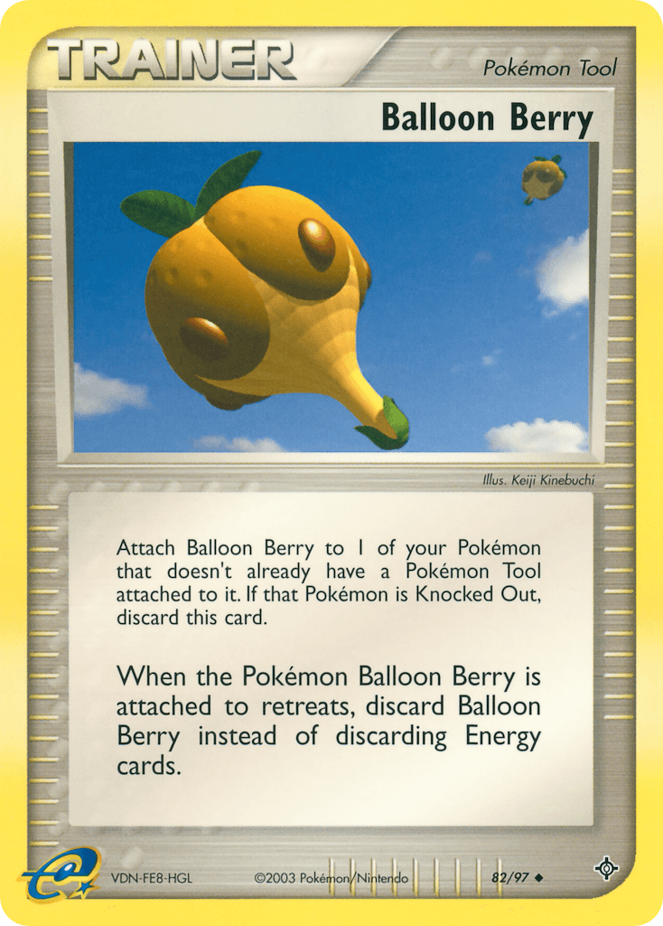 Balloon Berry Dragon card