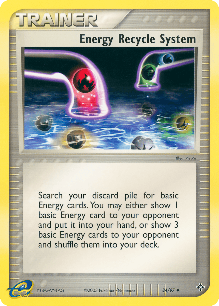 Energy Recycle System Dragon card