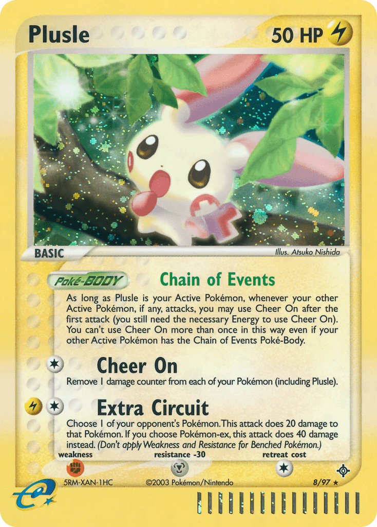 Plusle Dragon card
