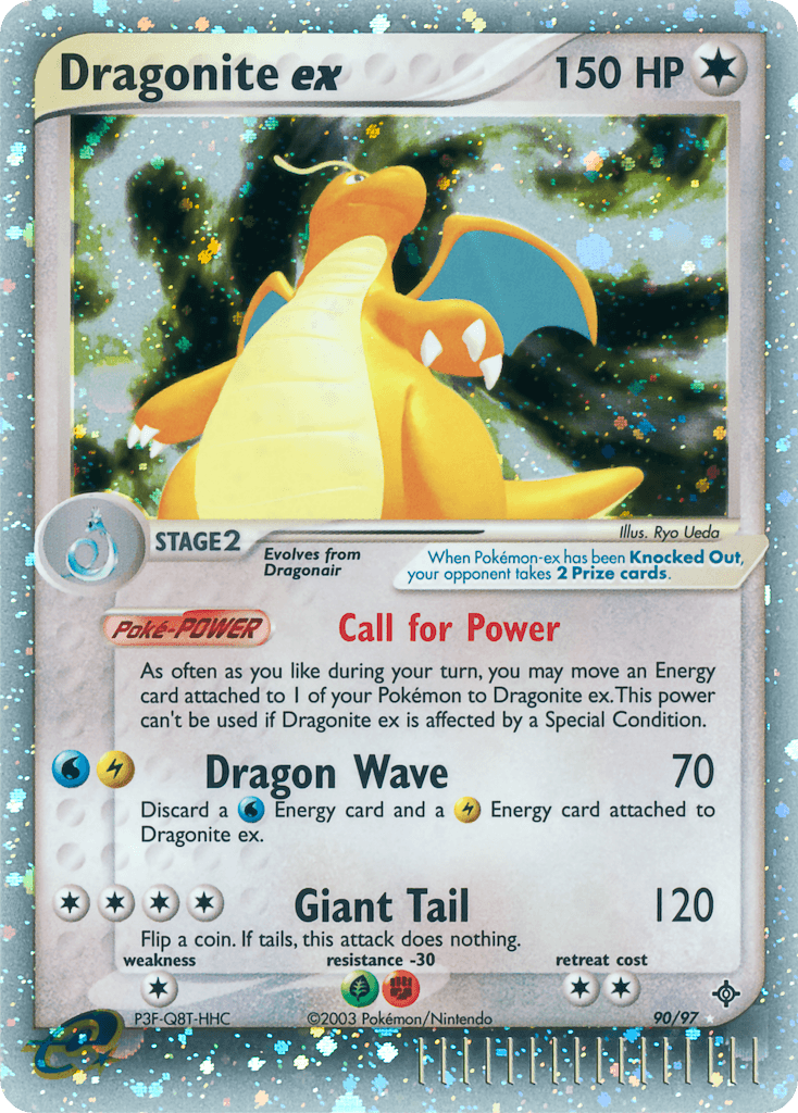 Dragonite ex Dragon card