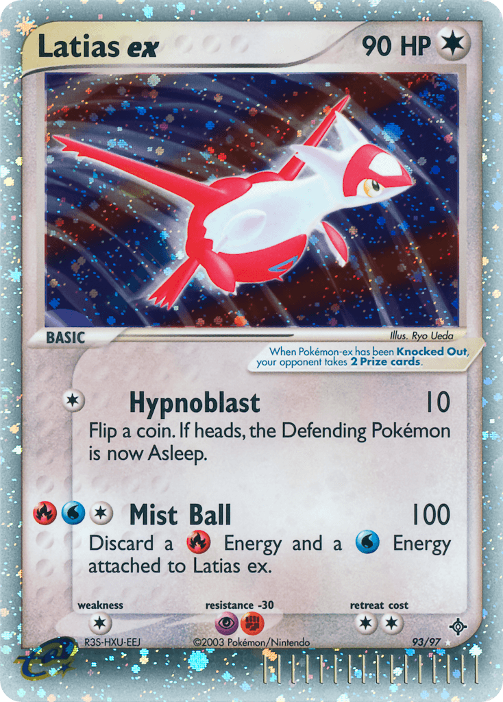 Latias ex Dragon card