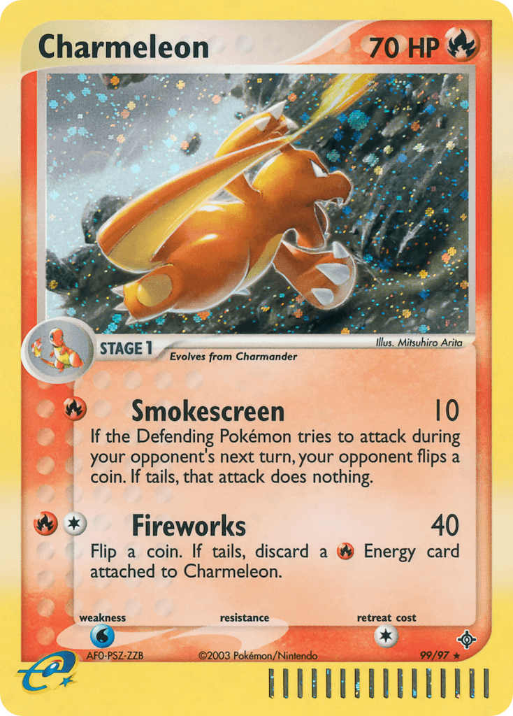 Charmeleon Dragon card
