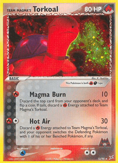 Team Magma's Torkoal Team Magma vs Team Aqua card