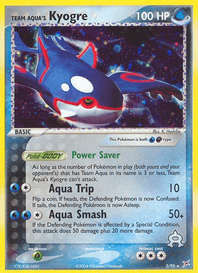 Team Aqua's Kyogre Team Magma vs Team Aqua card