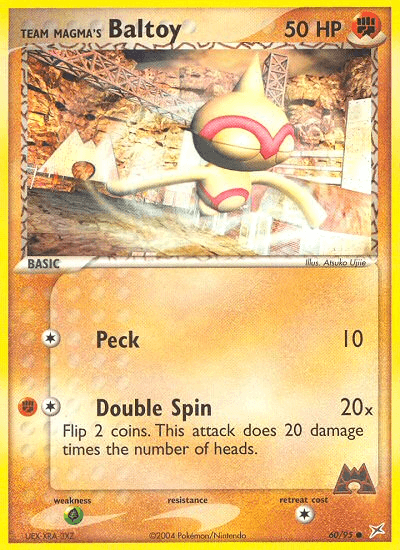 Team Magma's Baltoy Team Magma vs Team Aqua card