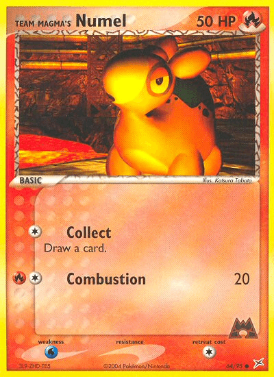 Team Magma's Numel Team Magma vs Team Aqua card